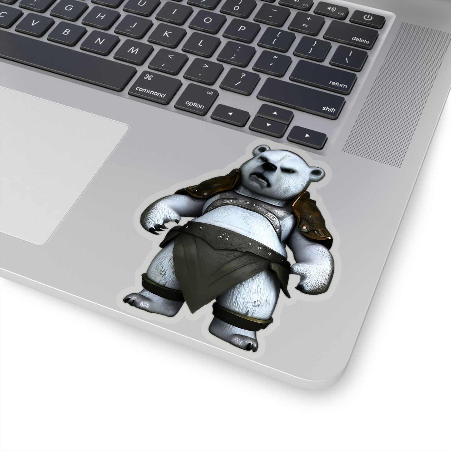 Adaptive Ice Knight: Polar Bear with Body Armor Sticker