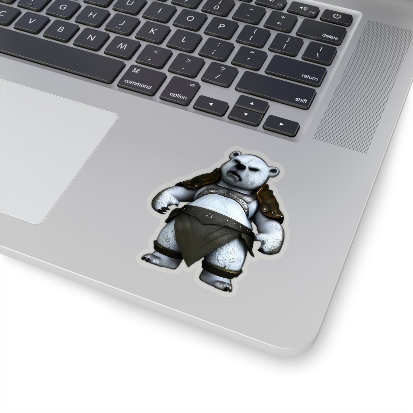 Adaptive Ice Knight: Polar Bear with Body Armor Sticker