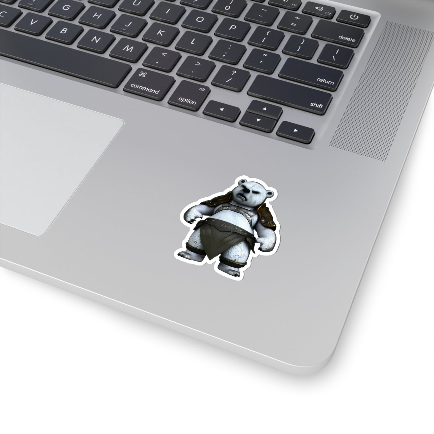 Adaptive Ice Knight: Polar Bear with Body Armor Sticker
