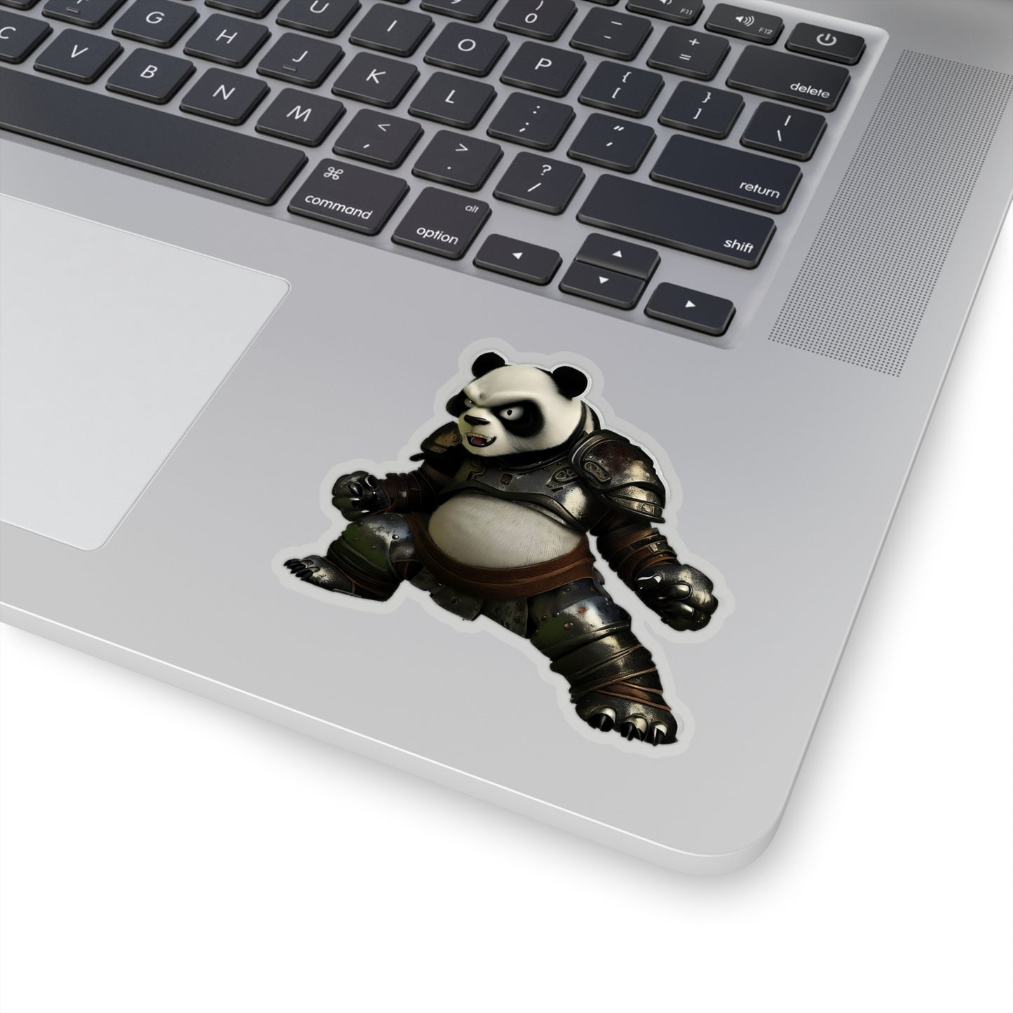 Arctic Shieldbearer: Polar Bear in Body Armor Sticker!