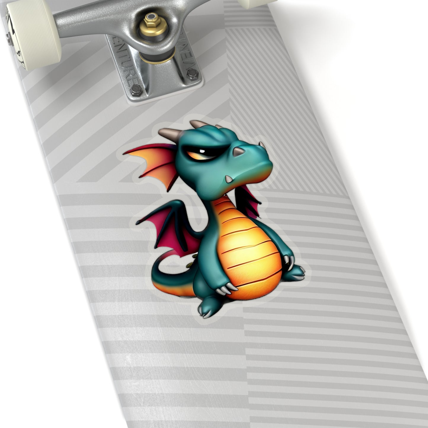 Roar and Rascal: The Mischievous Dragon Sticker!