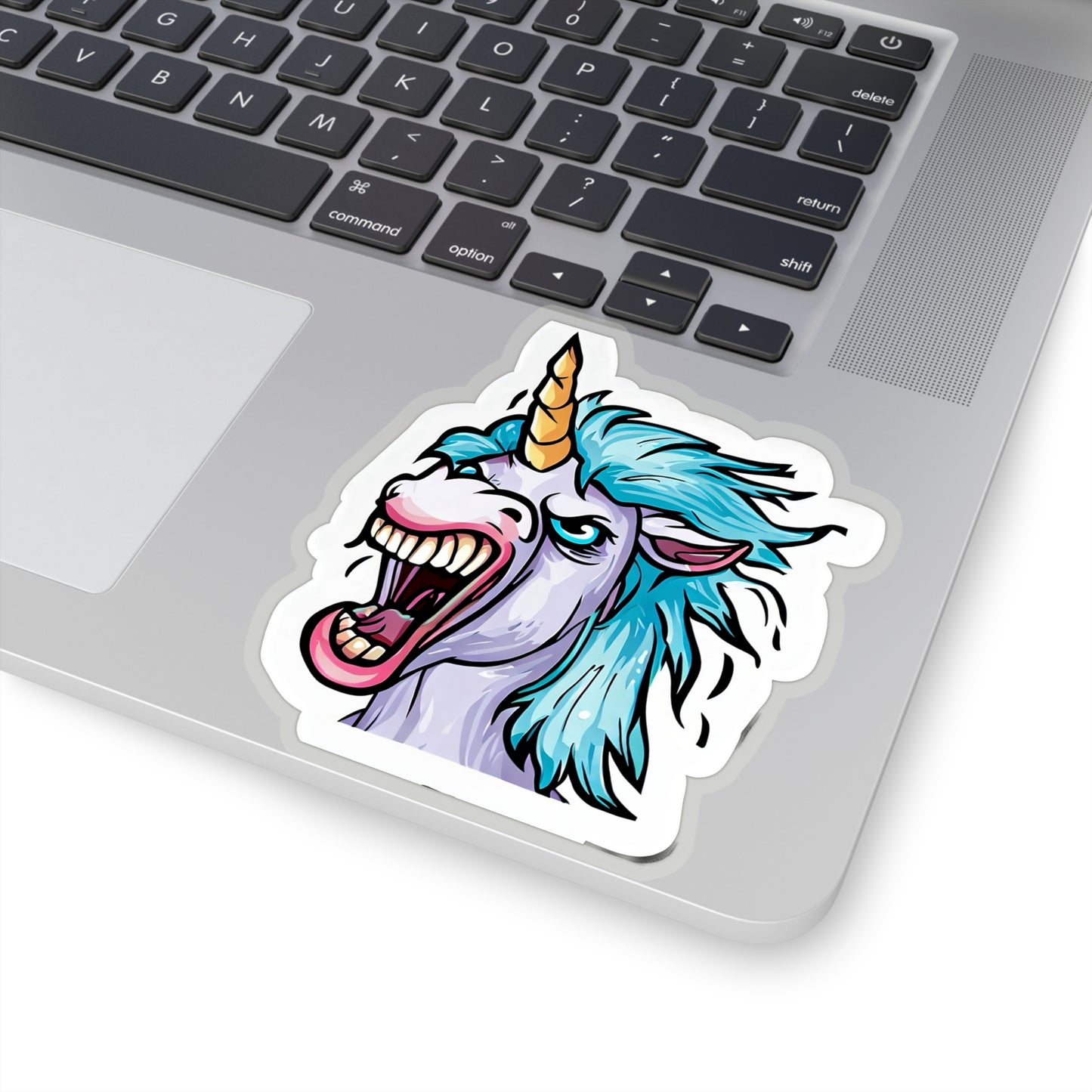 Unleashing the Rage: Angry Unicorn Sticker Spectacle!