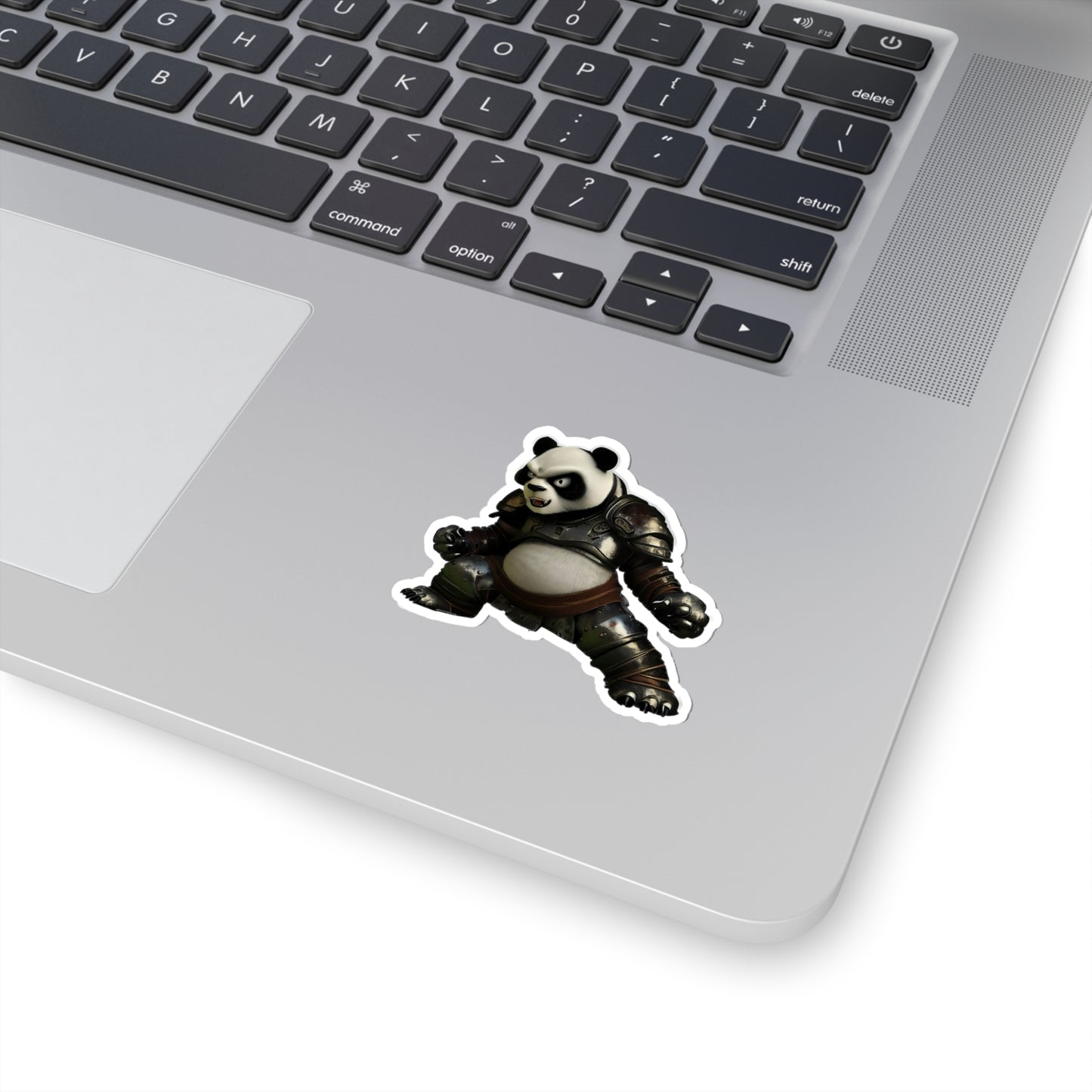 Arctic Shieldbearer: Polar Bear in Body Armor Sticker!