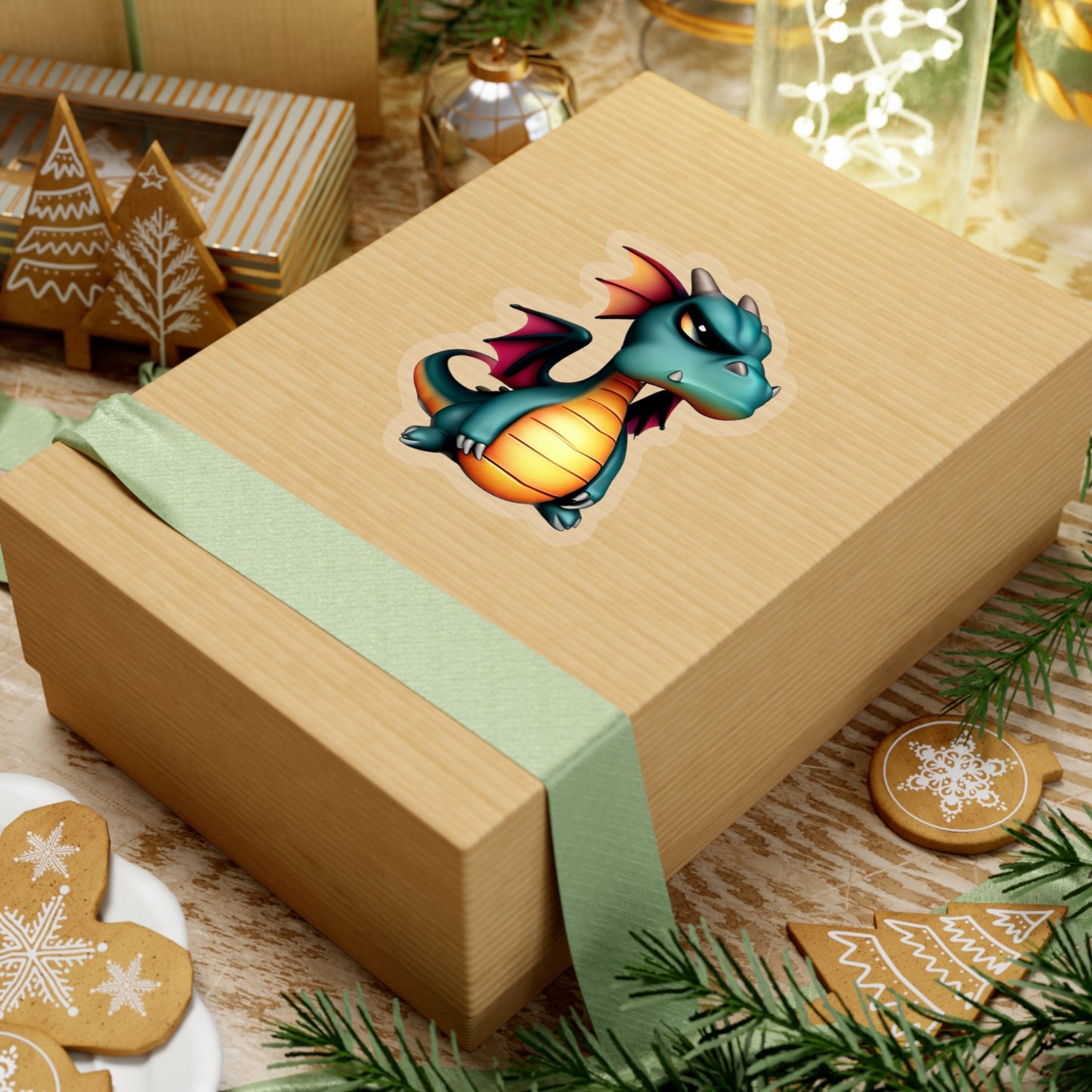 Roar and Rascal: The Mischievous Dragon Sticker!