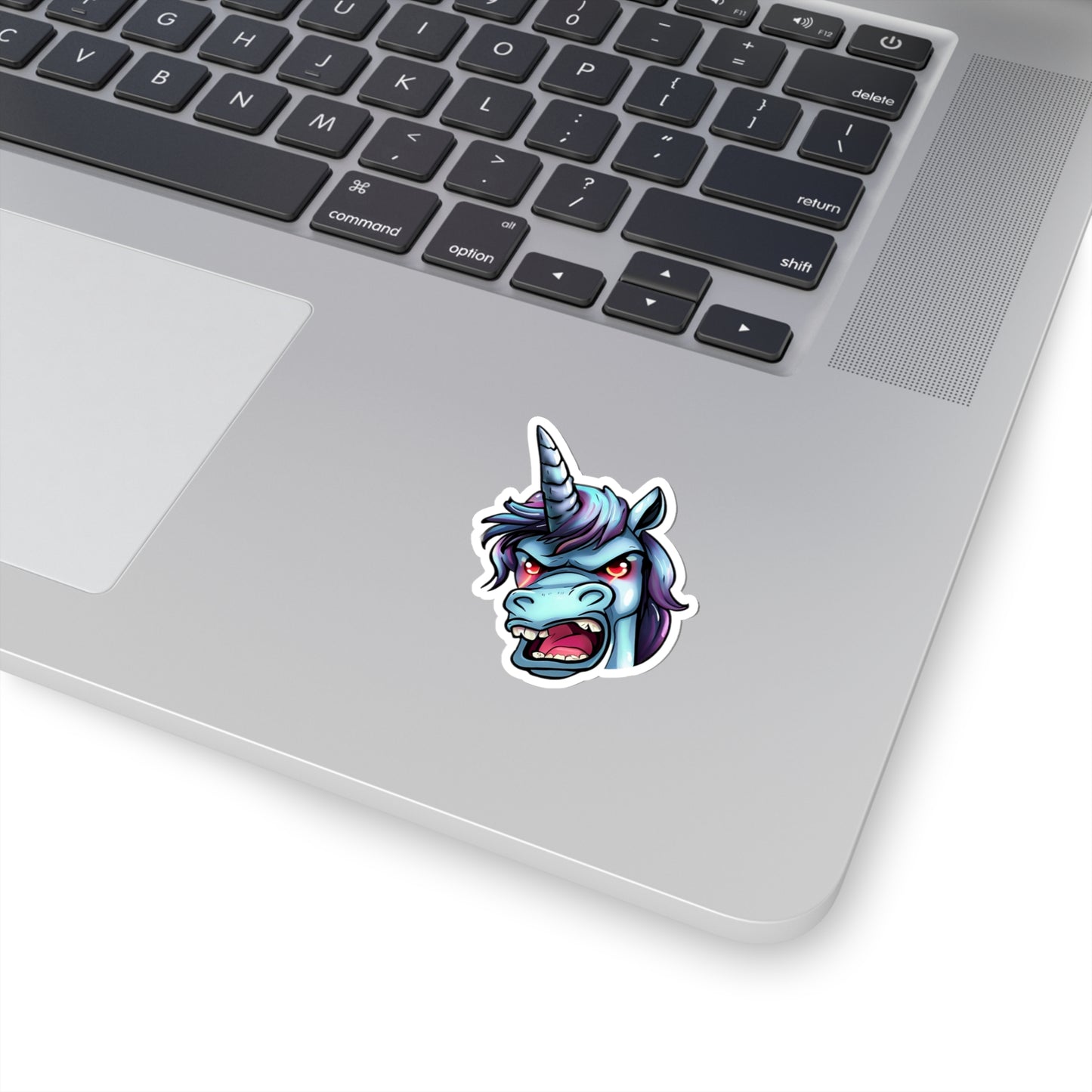 Cosmic Fury: Unleashing the Angry Unicorn Sticker Magic!