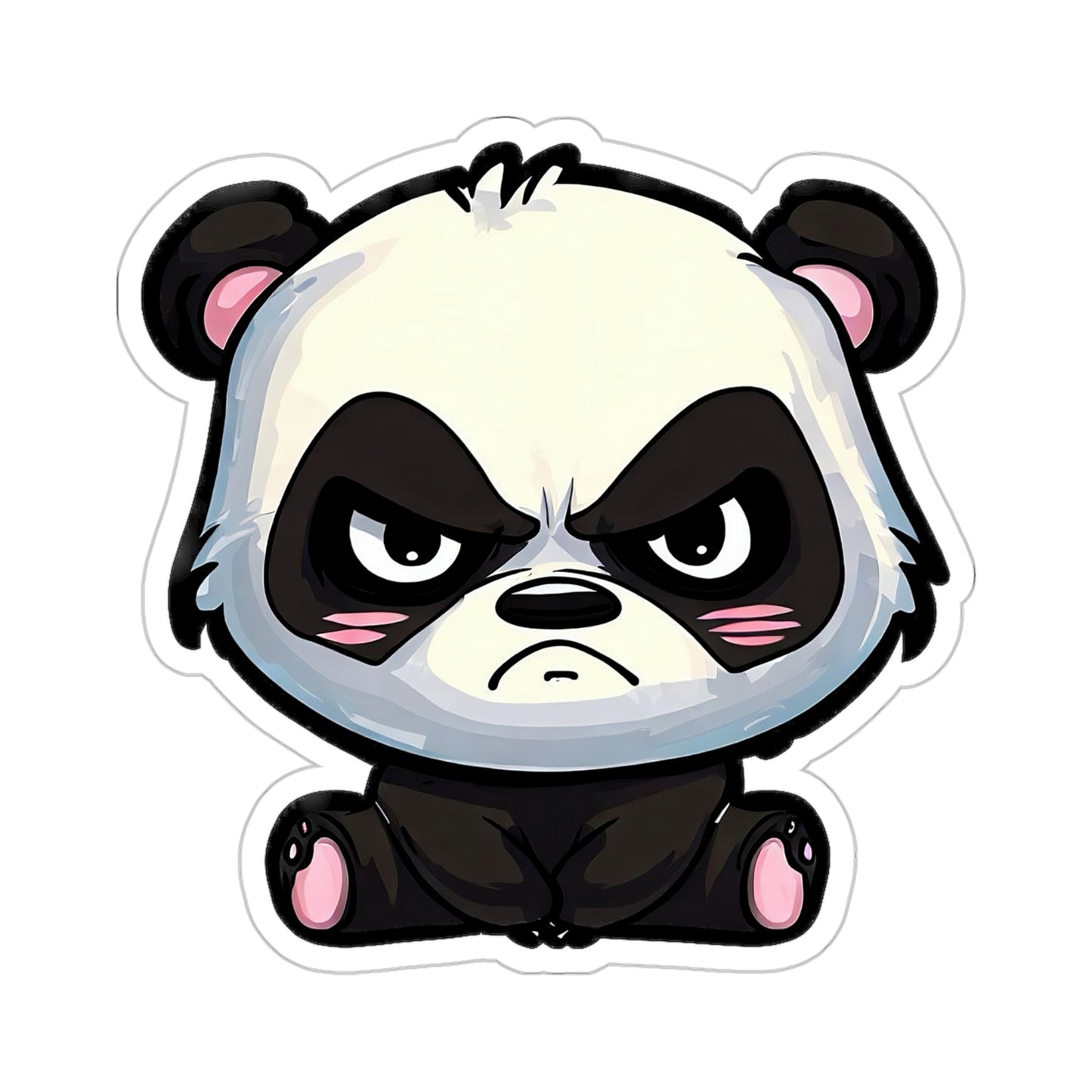 Angry Panda Sticker Mayhem!