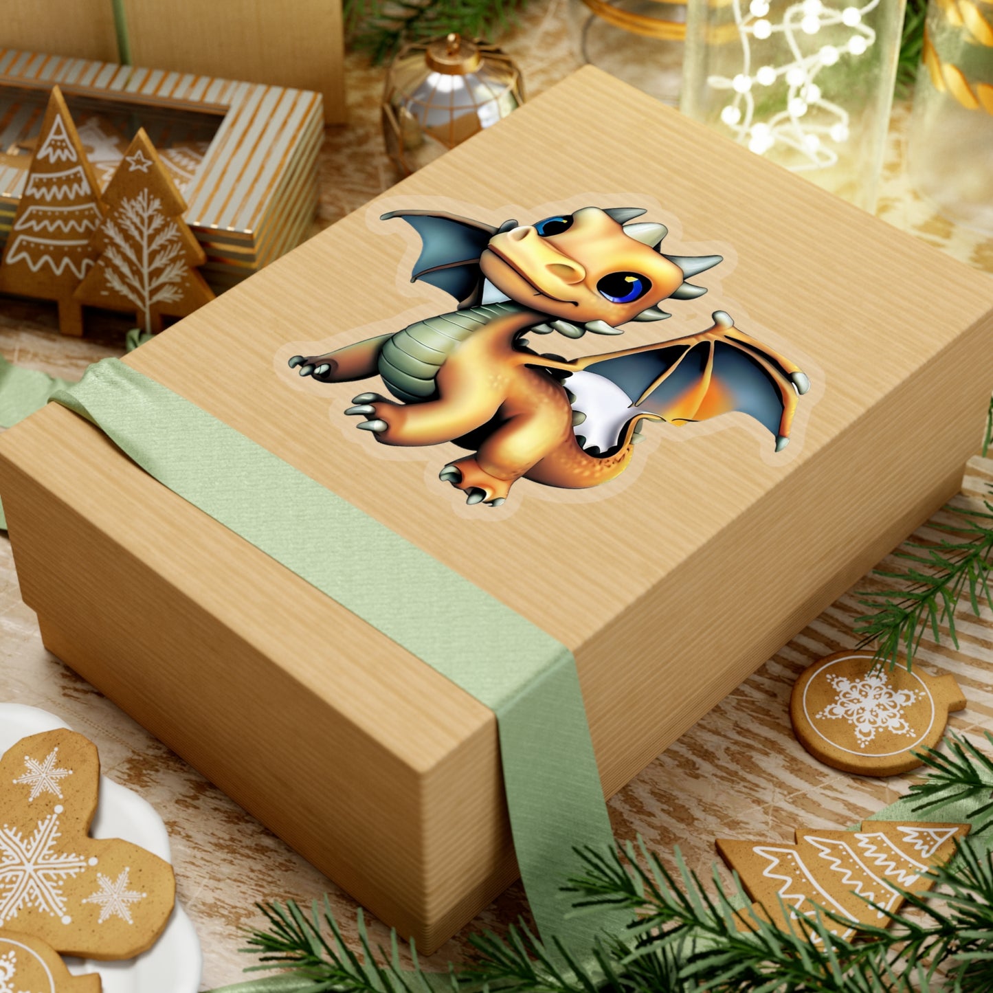 Adorable Dragon Whimsy: The Cute Dragon Sticker!