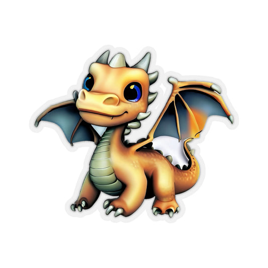 Adorable Dragon Whimsy: The Cute Dragon Sticker!