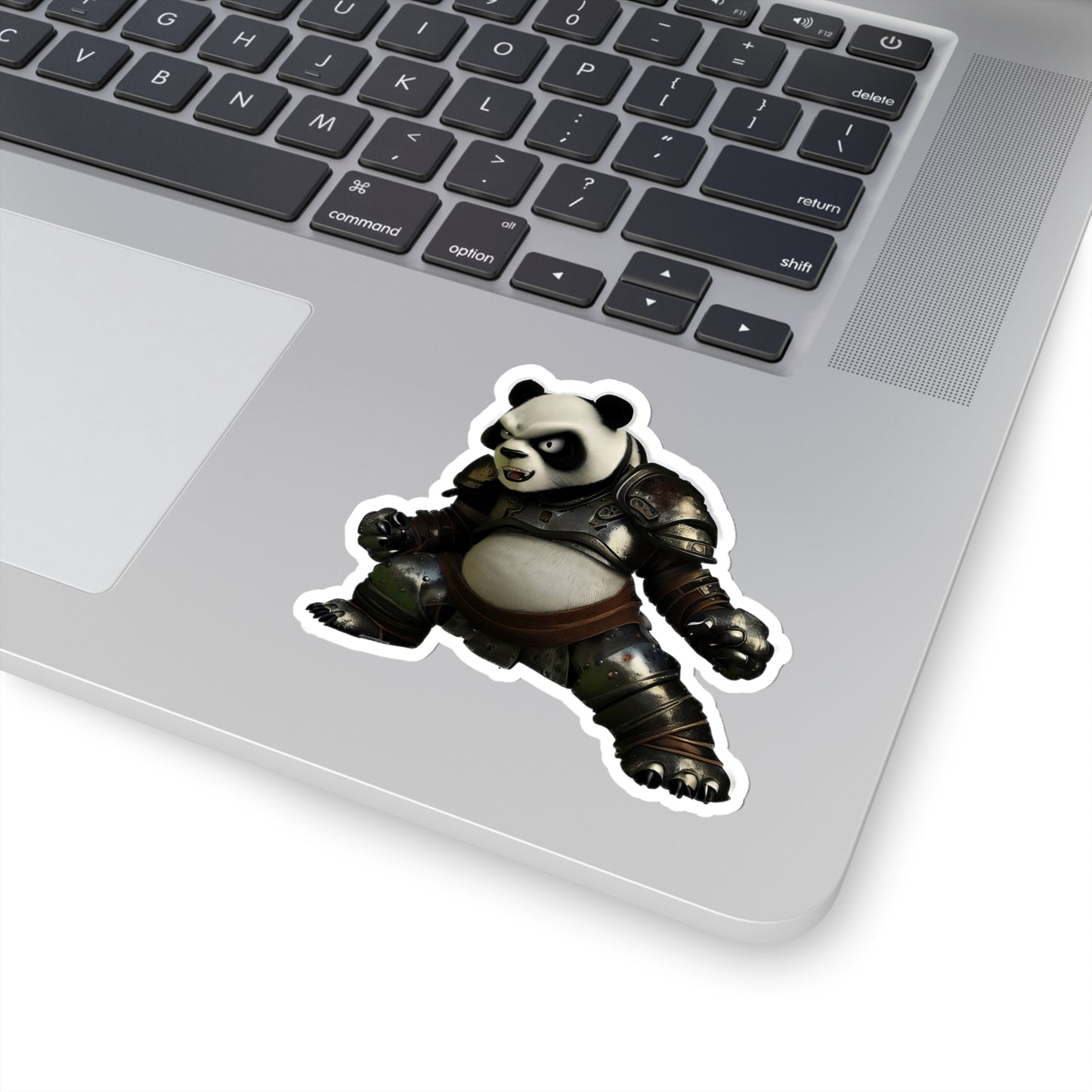 Arctic Shieldbearer: Polar Bear in Body Armor Sticker!