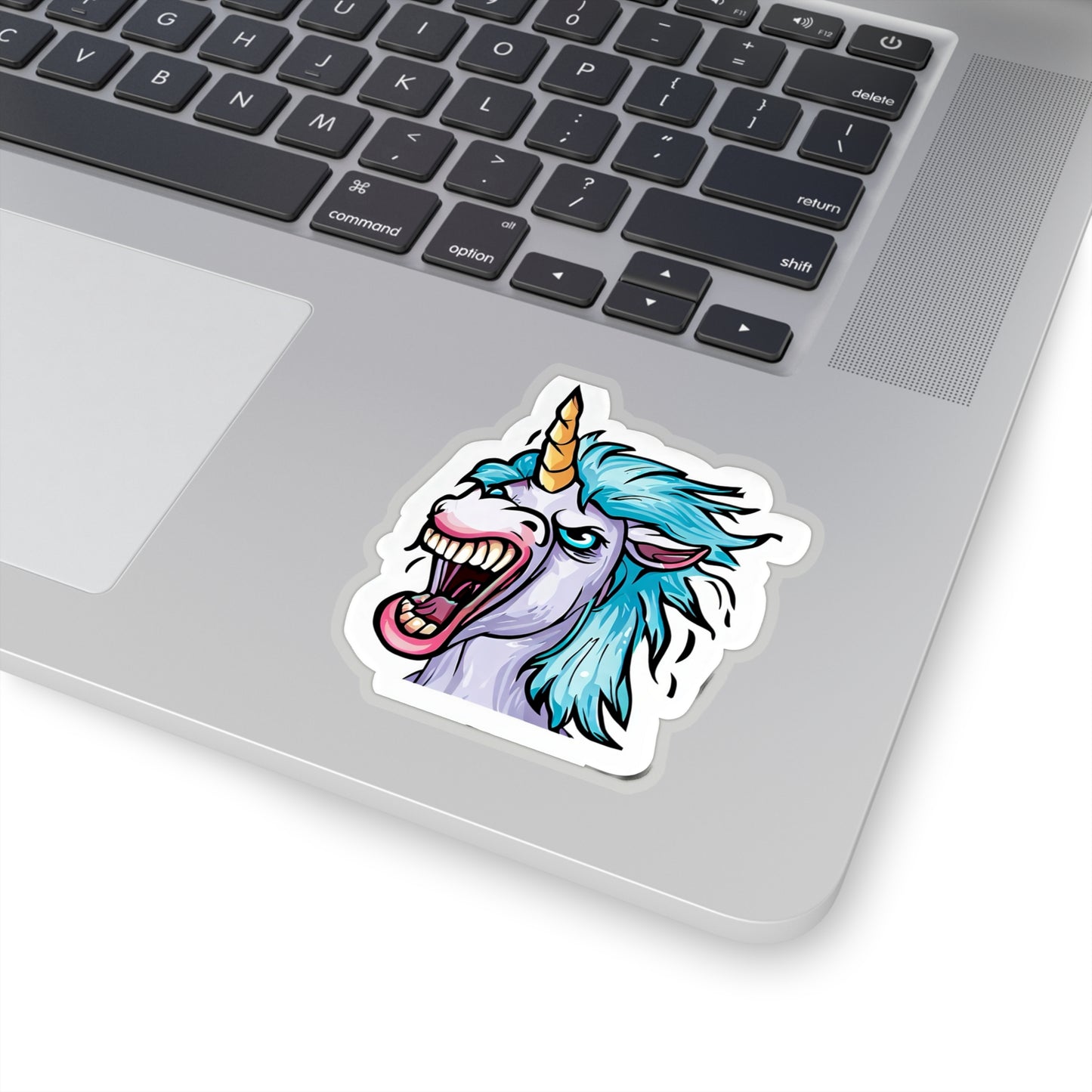 Unleashing the Rage: Angry Unicorn Sticker Spectacle!